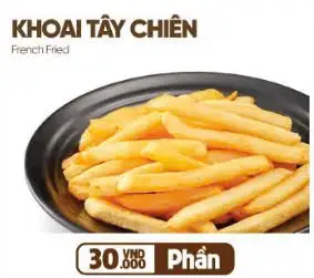 Khoai Tây Chiên - 30.000 ₫ tại Gà Rán Chicken Plus - Lê Văn Lương