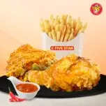 Hình ảnh 2 Gà Xốt Cay + Khoai Tây