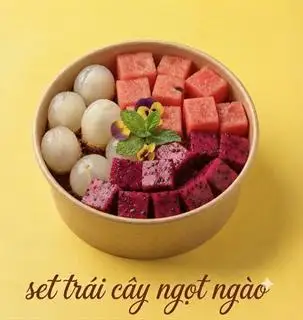 Hình ảnh Set ngọt ngào - Dưa hấu, chôm chôn, thanh long