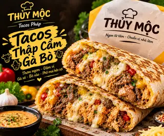 Hình ảnh Tacos Thập cẩm gà bò Size M