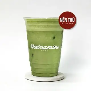Hình ảnh Cold whisk matcha oatmilk - Trà xanh sữa yến mạch đánh lạnh