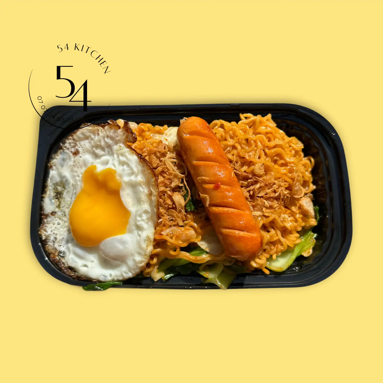 Mì trộn Indomie xúc xích trứng - 50.000 ₫ tại Quán Nhà 54 - Mì Nui Xào, Mì Trộn Indomie & Cơm Chiên - Nguyễn Ngọc Phương