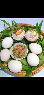 Hình ảnh hột vịt lộn 5 trứng 