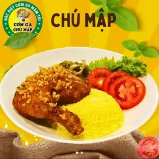 Hình ảnh cơm chiên đùi gà