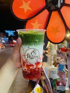 Hình ảnh Matcha latte Dâu
