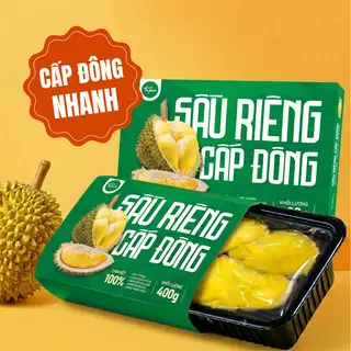 Sầu riêng cấp đông tại vườn-Hộp 400gr - 1.000 ₫ tại Sầu Riêng Tu Farm - Kem Sầu Riêng - Cách Mạng Tháng 8