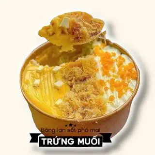 Bông lan trứng muối sốt phô mai - 65.000 ₫ tại Tiệm Bánh Ngũ Phúc - Bánh Mì Phô Mai Bơ Tỏi & Bông Lan Trứng Muối - Gò Công