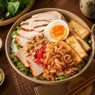 Hình ảnh Thịt Luộc Nước Tương - FULL TOPPING
