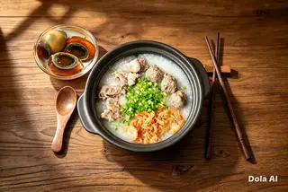 Hình ảnh Cháo sườn Bắc Thảo bò viên