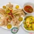 Hình ảnh Chân Gà Rút Xương Ngâm Sả Ớt + Mix 1 Túi Xoài + Nước Chấm Chua Cay