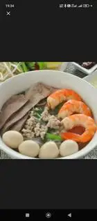 Hình ảnh hủ tiếu bò viên + thịt 