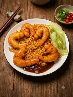 Hình ảnh Mì Trộn Tôm Surimi