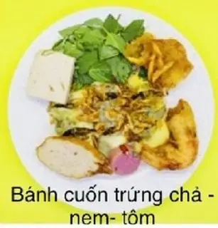 Bánh cuốn chả nem -bánh tôm - 68.000 ₫ tại Bánh Cuốn Nhớ - Lê Văn Sỹ