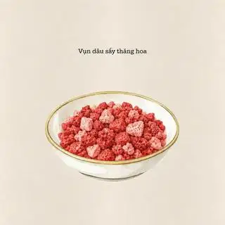 Hình ảnh Vụn dâu sấy thăng hoa