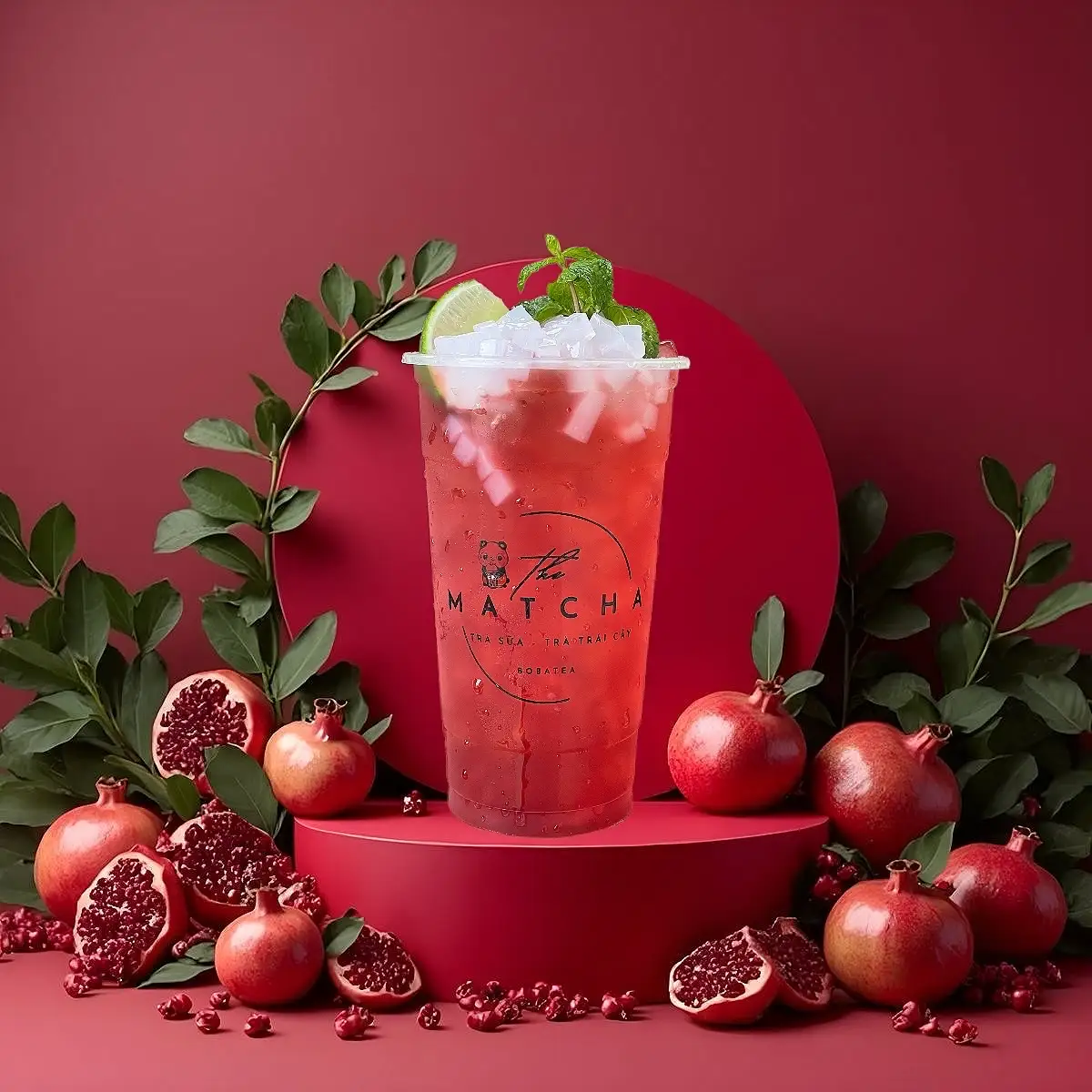 Trà Lựu Thạch Dừa (Best Seller) - 33.000 ₫ tại The Matcha - Trà Sữa Đài Loan & Trà Trái Cây - Nguyễn Thượng Hiền