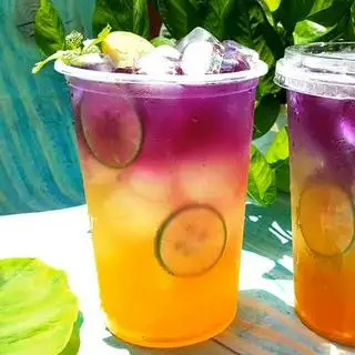Hình ảnh Trà Chanh Dây Hoa Đậu Biết