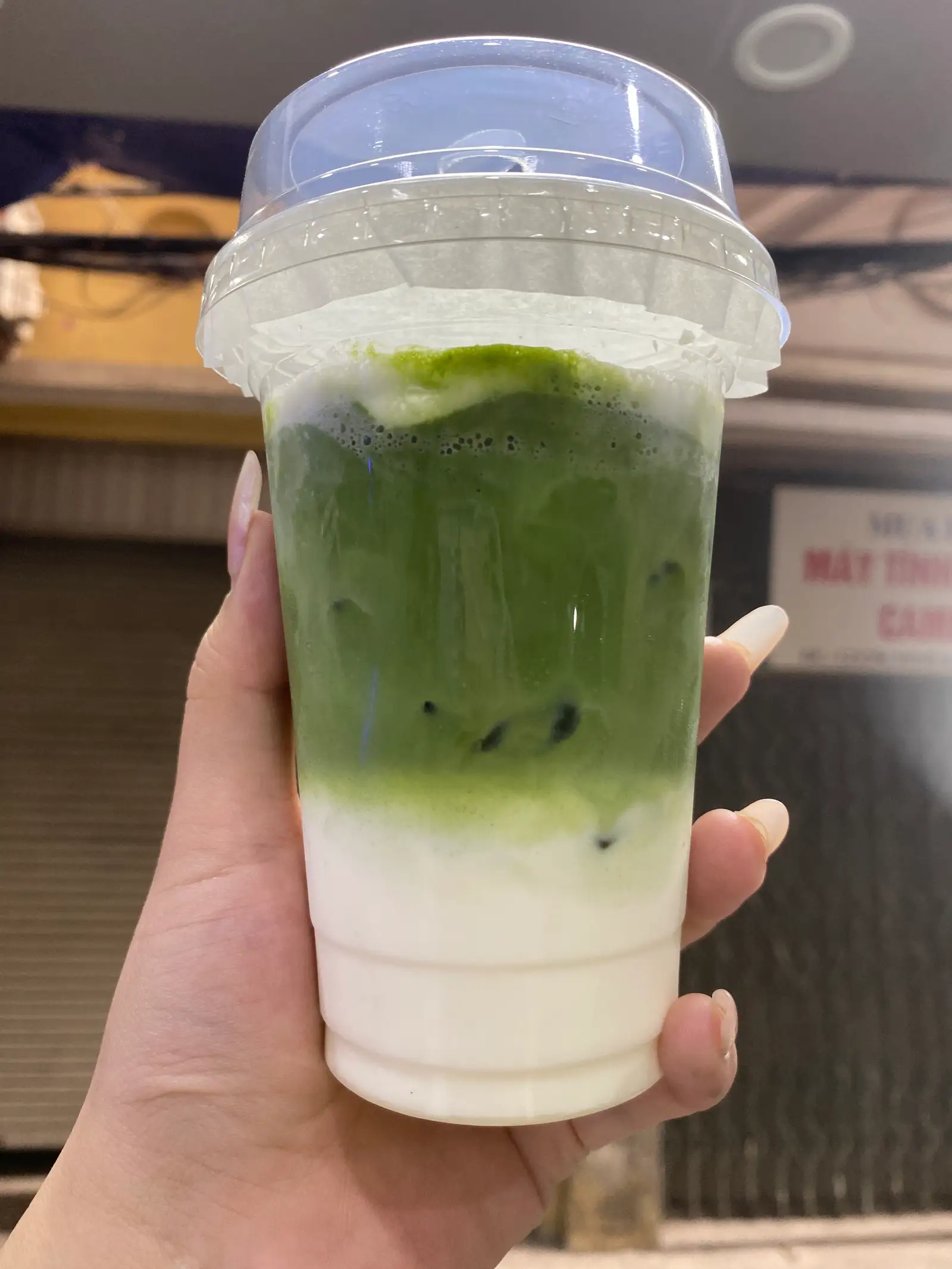 Hình ảnh Matcha sữa gấu
