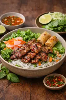 Bún thịt nướng chả giò - 55.000 ₫ tại Bún Chả Hà Nội, Bún Thịt Nướng & Súp Cua - Phạm Thế Hiển