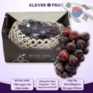 Hình ảnh Nho Royal Vine Hàn Quốc VIP - 01 chùm - Royal Vine VIP Korean Grape - Klever Fruit