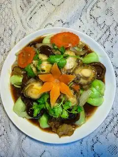 Hình ảnh Gân bò + Bào ngư sốt Đông cô