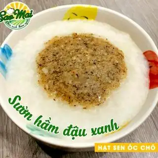 Hình ảnh Cháo sườn hầm hạt sen, đậu xanh