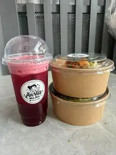Hình ảnh Combo 1 bánh tráng phơi sương full topping + 1 nước ép lựu 