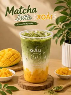 Hình ảnh Mango matcha latte - size L