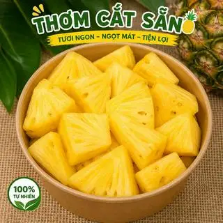 Hình ảnh Thơm cắt sẵn - 300g