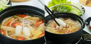 Hình ảnh Lẩu mực nhúng dấm