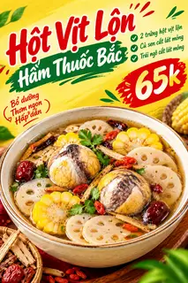 Hình ảnh Vịt Lộn Tiềm Thuốc Bắc
