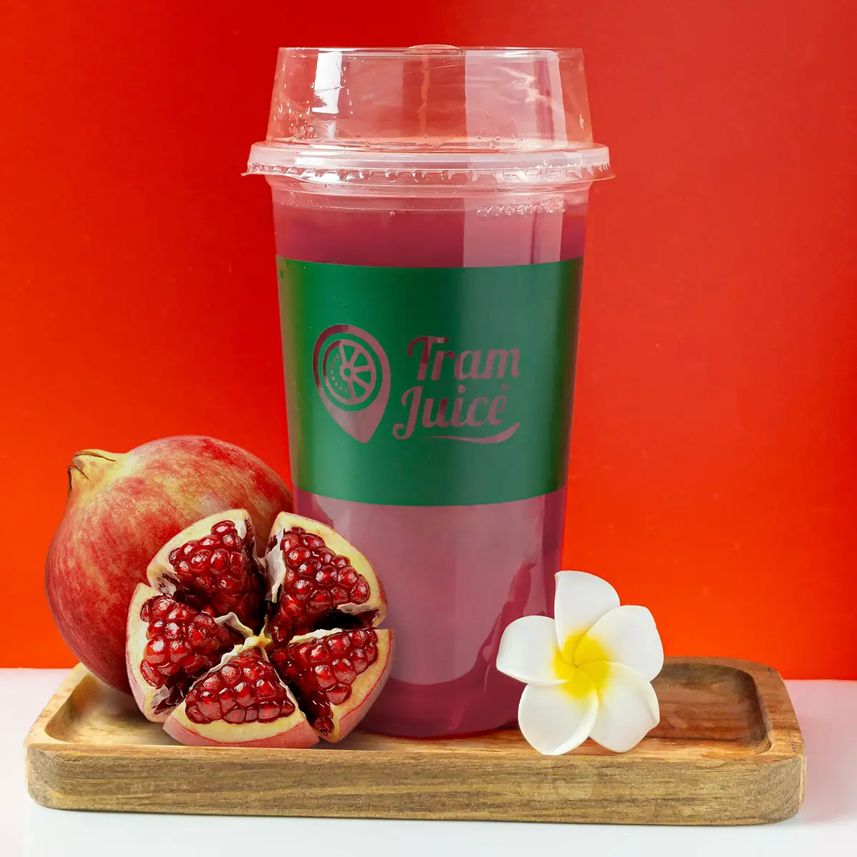 A12. Nước ép lựu - 46.000 ₫ tại Trạm Juice - Nước Ép & Sinh Tố - Huỳnh Văn Bánh