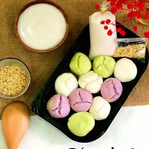 1 Hộp - 10 bánh bò bông + cốt dừa  - 43.000 ₫ tại Ăn Vặt Tư Bun - Đoàn Văn Bơ