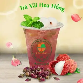 Trà Vải Hoa Hồng - 25.000 ₫ tại Kem Bơ - Trái Cây Tô 251 - Nguyễn Thị Minh Khai