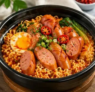 Hình ảnh Mì cay Xúc Xích