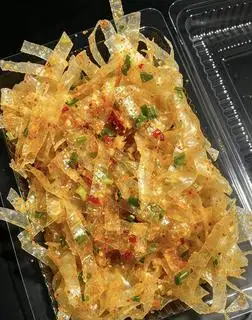 Hình ảnh Bánh Tráng Mỡ Hành Satế