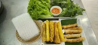 Hình ảnh Combo Chay No Giòn (Bánh xèo và Ram bắp giòn) 