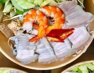 Bún mắm nêm tôm - thịt  - 42.000 ₫ tại Bò Kho, Gỏi Cuốn & Ăn Vặt A Thịnh - Nguyễn Thượng Hiền