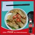 Hình ảnh Bún Trộn Chả Giò Thịt Heo - Coca Cola