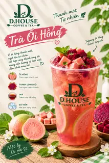 Hình ảnh Trà Ổi Hồng Thanh Long