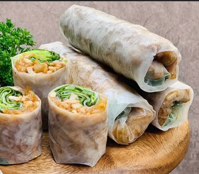 Bì cuốn chay - 10.000 ₫ tại Cơm Chay Đậu Hũ Diệu My - Đề Thám