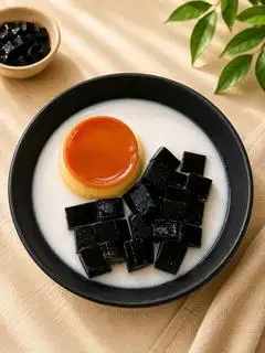 Hình ảnh Flan Sương Sáo Sữa Dừa