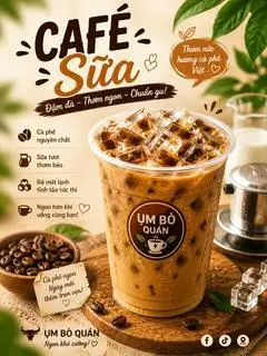 Hình ảnh cafe sữa 