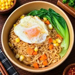 Hình ảnh Mỳ sợi phở signature trứng ốp la