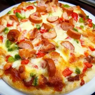 Hình ảnh Pizza xúc xích 16cm