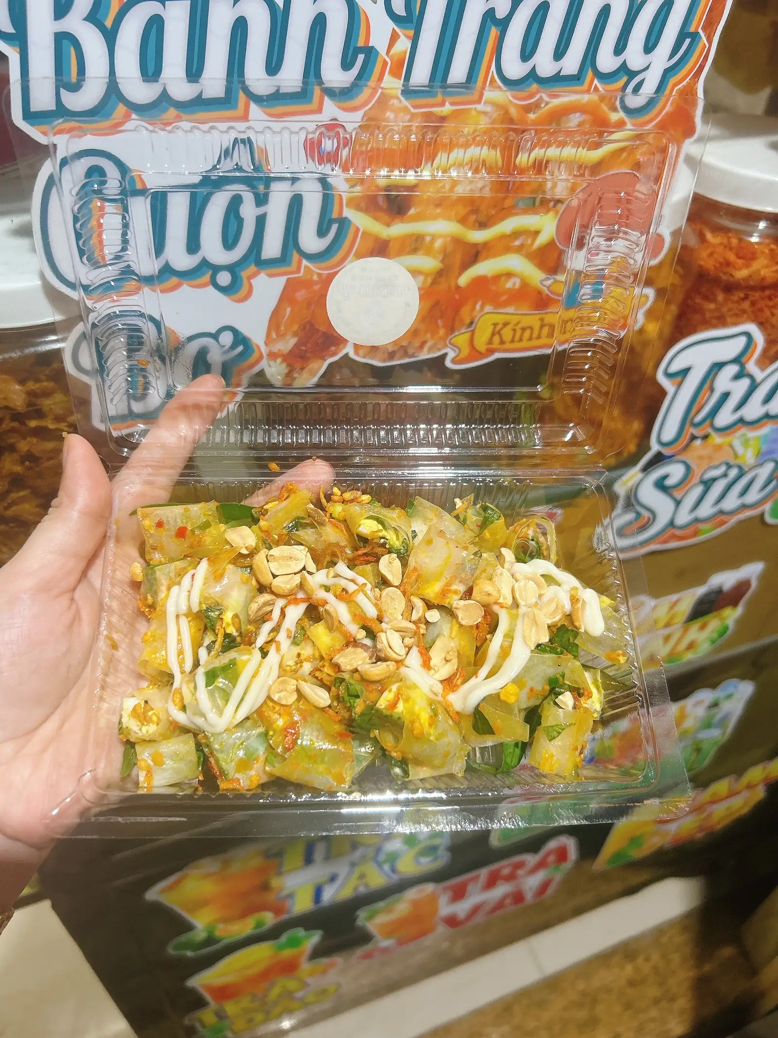 Bánh Tráng Phơi Sương CUỐN Mỡ Hành - 35.000 ₫ tại Ăn Vặt Sutin - Bánh Tráng Trộn, Tré Trộn & Trà Trái Cây - Lê Văn Quới