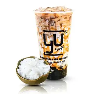 Sữa tươi cà phê dừa non size L - 45.000 ₫ tại YU Sugar - Sữa Tươi Trân Châu Đường Đen - Nguyễn Duy Trinh