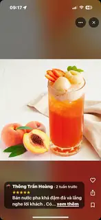 Hình ảnh Trà x đào x vải x dâu