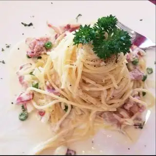 Mì tròn vừa thịt xông khói sốt kem phô mai - 139.000 ₫ tại Pasta Paradise - Nguyễn Thị Minh Khai