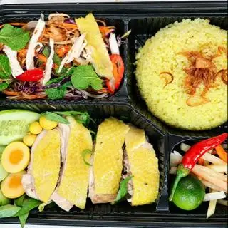 Hình ảnh Cơm gà chặt