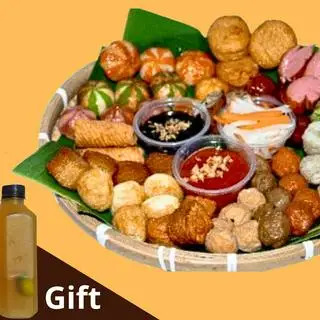 Combo Viên Chiên 10 Loại Bơ Mắm Tỏi (Size Bự) - 119.000 ₫ tại Cá Viên Cà Ri & Ăn Vặt Cô Chi - Đường 47